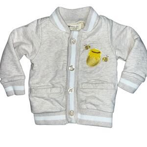 Monica + Andy Disney's Winnie the Pooh bear honey bomber jacket 6-12 months